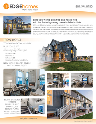 EDGE Homes Flyer Design