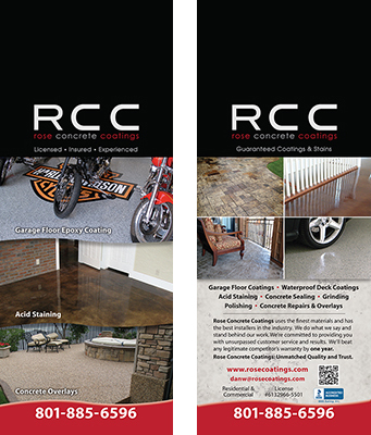 Rose Concrete Coatings Door Hanger Design