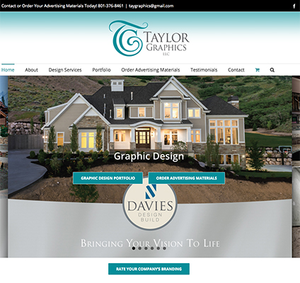 Taylor Graphics Responsive Website Design
