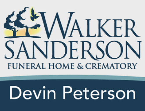 Walker Sanderson Funeral Home Name Badge