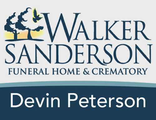 Walker Sanderson Funeral Home Name Badge Design
