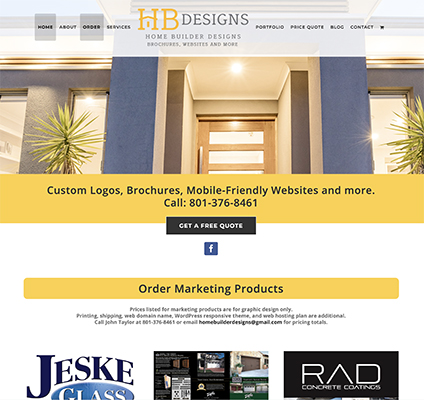 Home Builder Designs Responsive Website Design