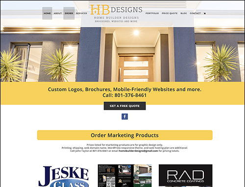 Home Builder Designs Responsive Website