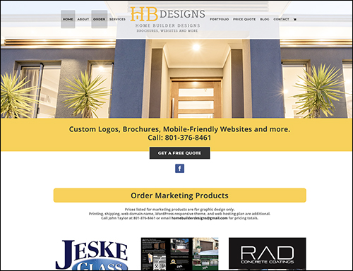 Homebuilder Designs Responsive Website