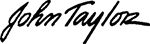 John Taylor signature