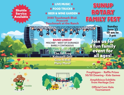 Sunup Rotary Family Fest Tri-fold 8.5×11 Brochure Design